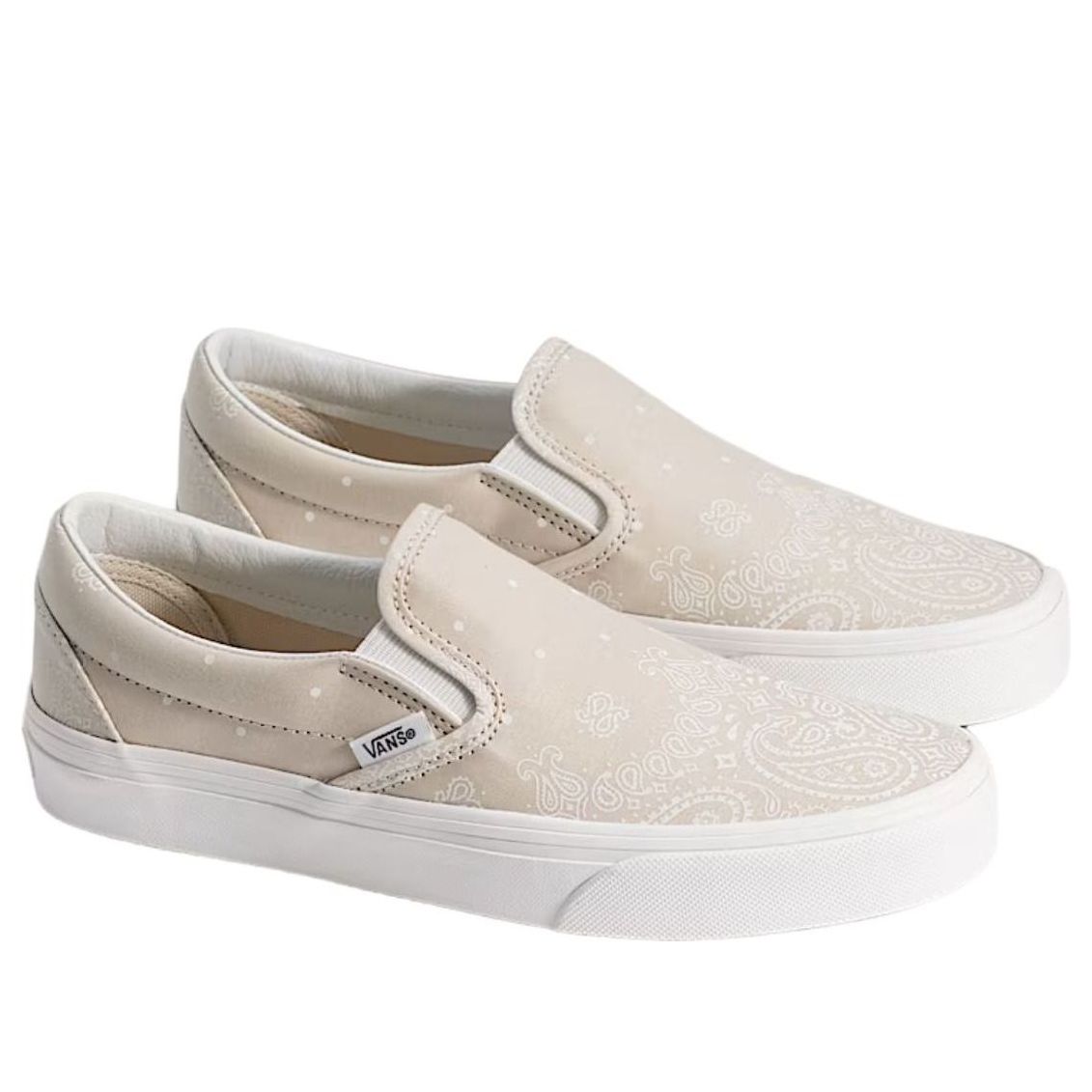 Vans Classic Slip-On 'Oatmeal Beige White' VN000D6YOTM