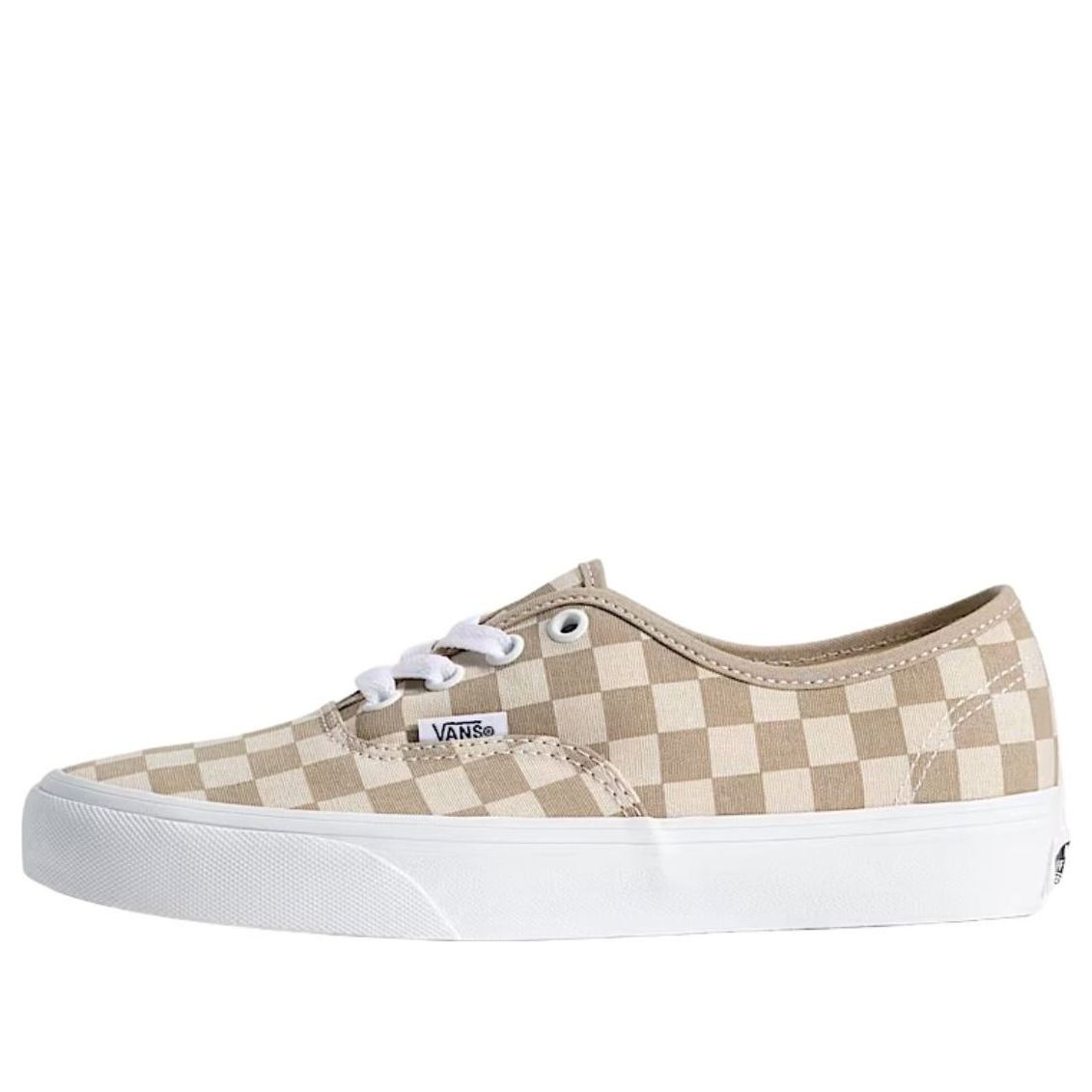 Vans Authentic Checkerboard 'Aluminum Grey Oatmeal Beige' VN000EAD5EC