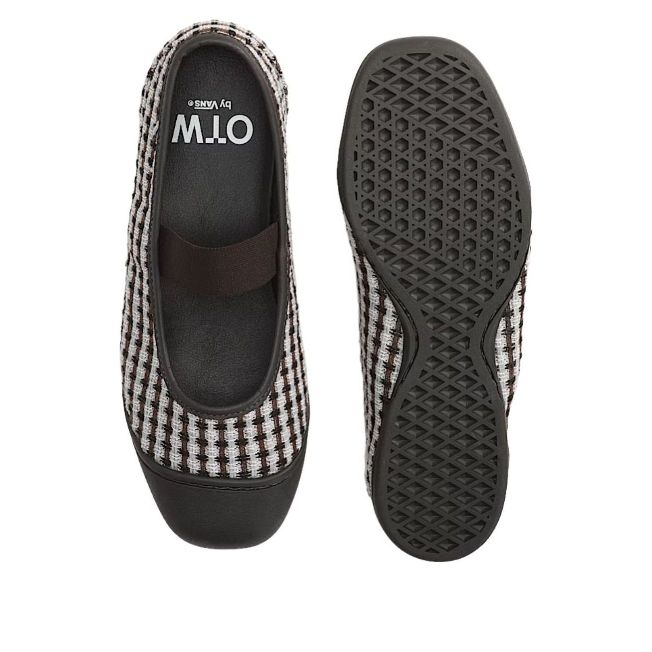 Vans On The Wall Mary Jane Prima 'Faded Black Waffle' VN000EFFHB1