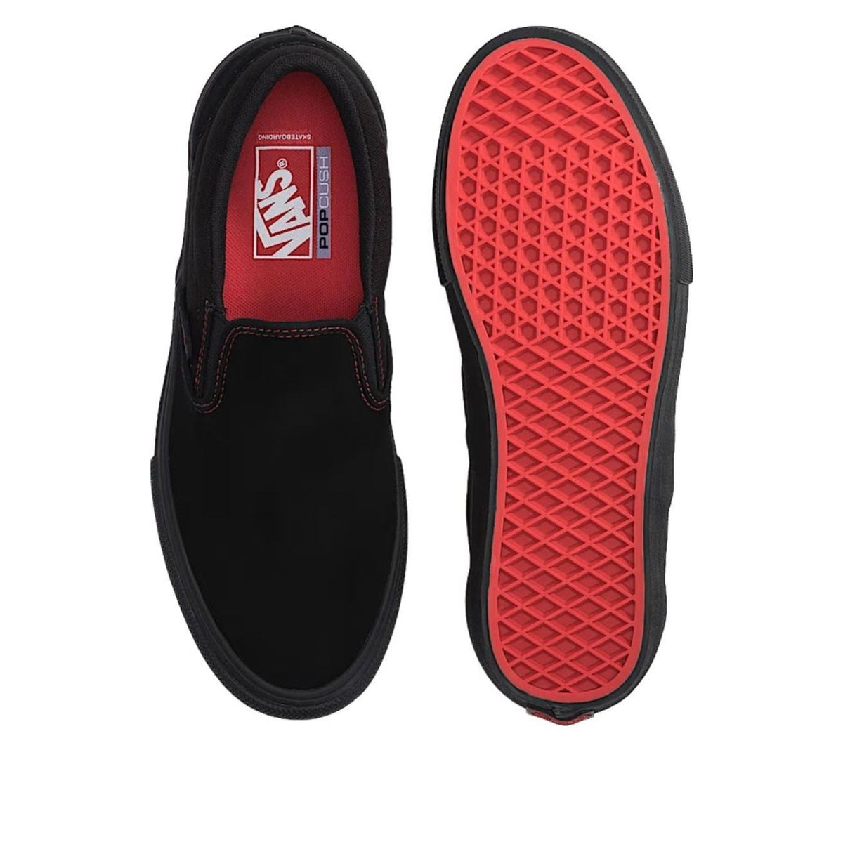 Vans Skate Slip-On 'Black Red' VN000EG52UR