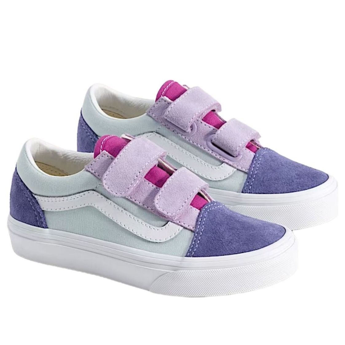(PS) Vans Old Skool V 'Blue Pink Purple' VN000V21BMB