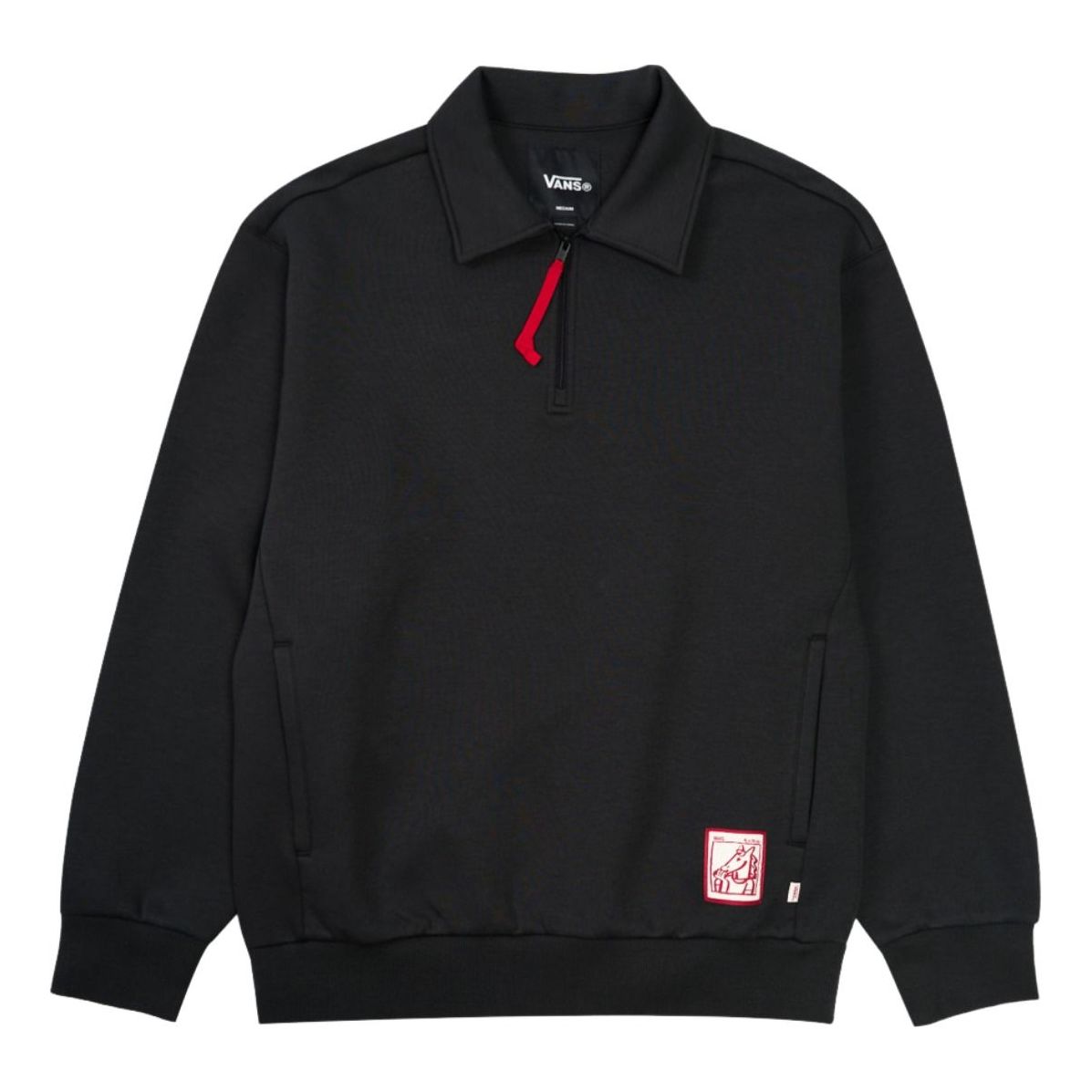 Vans x Bolin Polo Shirt 'Year of the Horse Black' VN000W59BLK