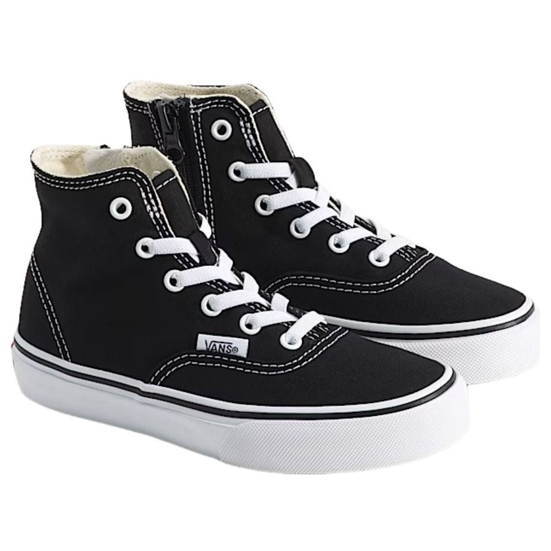 (PS) Vans Authentic Hi 2.0 Zip 'Black True White' VN000XUHBMW