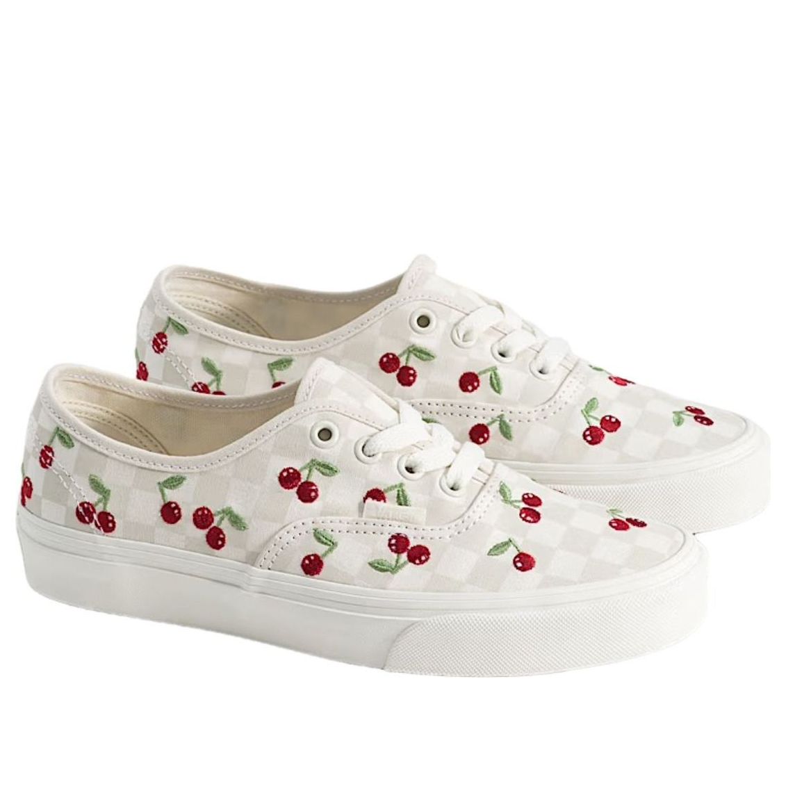 Vans Authentic 'Checkerboard Turtledove White Marshmallow White' VN000Z1BKVG