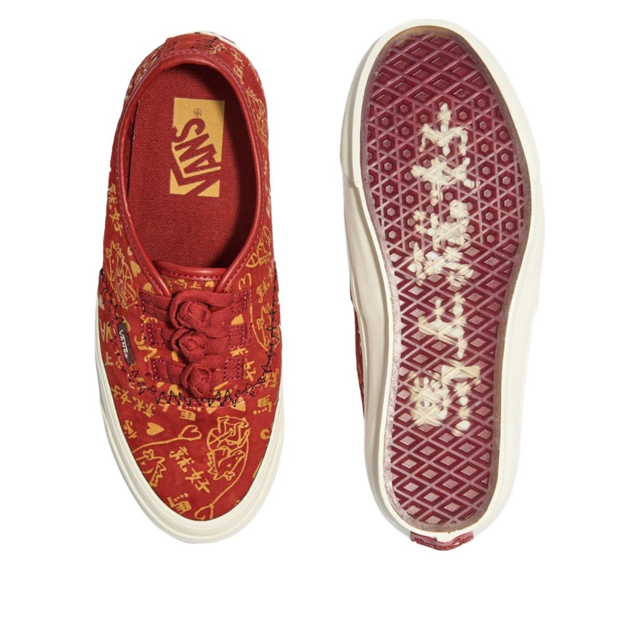 Vans x Bolin LX Authentic 44 Knot 'Year of the Horse Red' VN000Z3UHRU