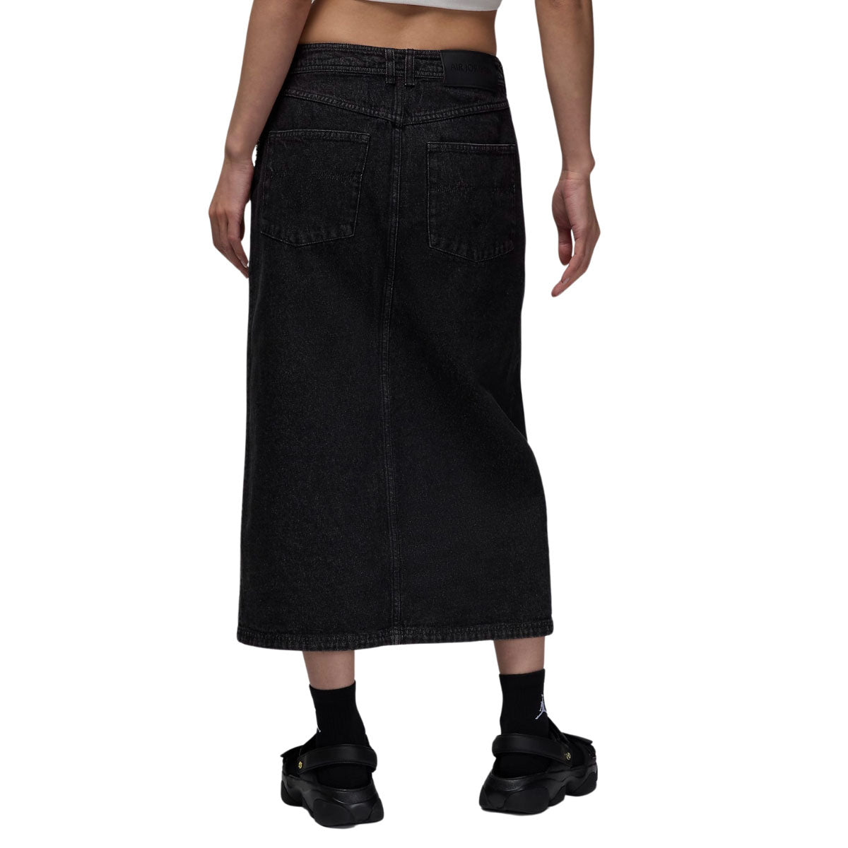 (WMNS) Air Jordan Denim Skirt Asia Sizing 'Black' FV7096-010