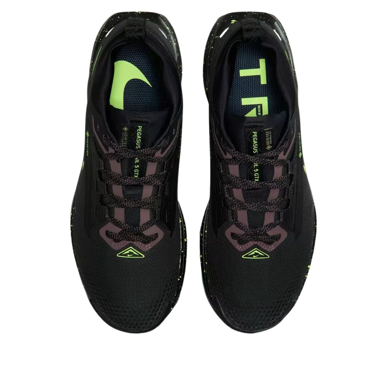 (WMNS) Nike React Pegasus Trail 5 Gore-Tex 'Black Phantom Volt Ice' FQ0912-009