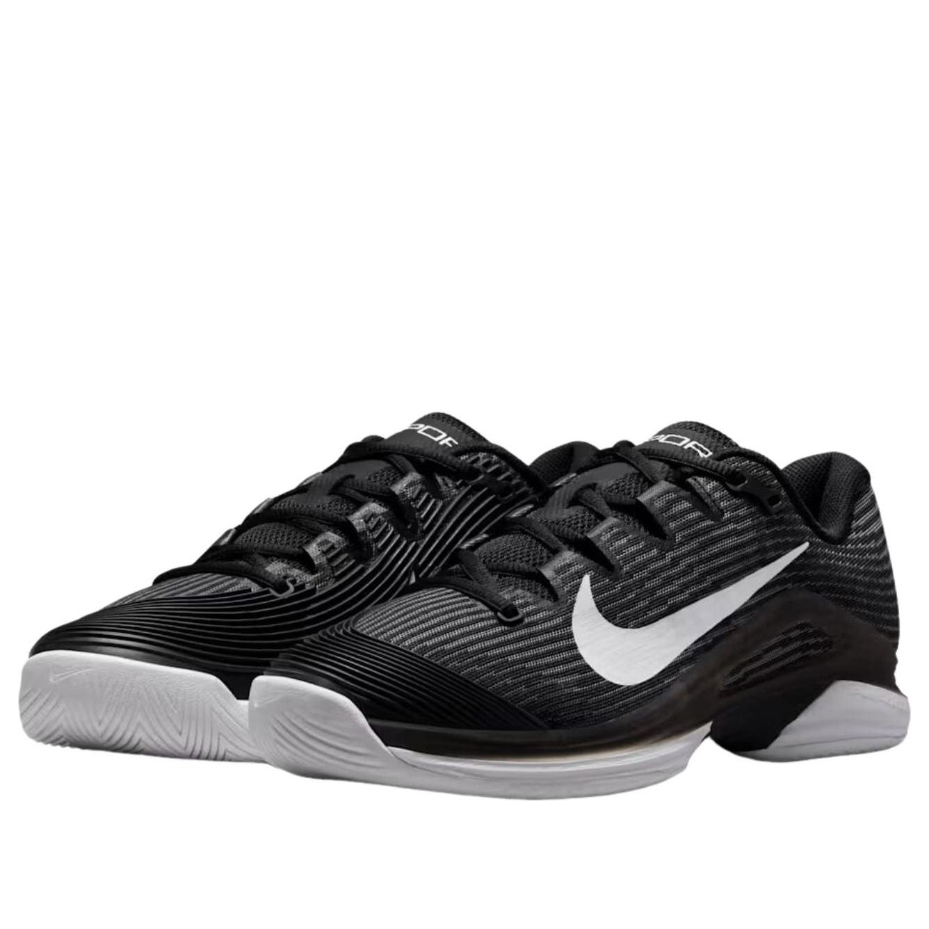 (WMNS) Nike Court Air Zoom Vapor 12 HC 'Black Dark Smoke Grey White' FV5554-001
