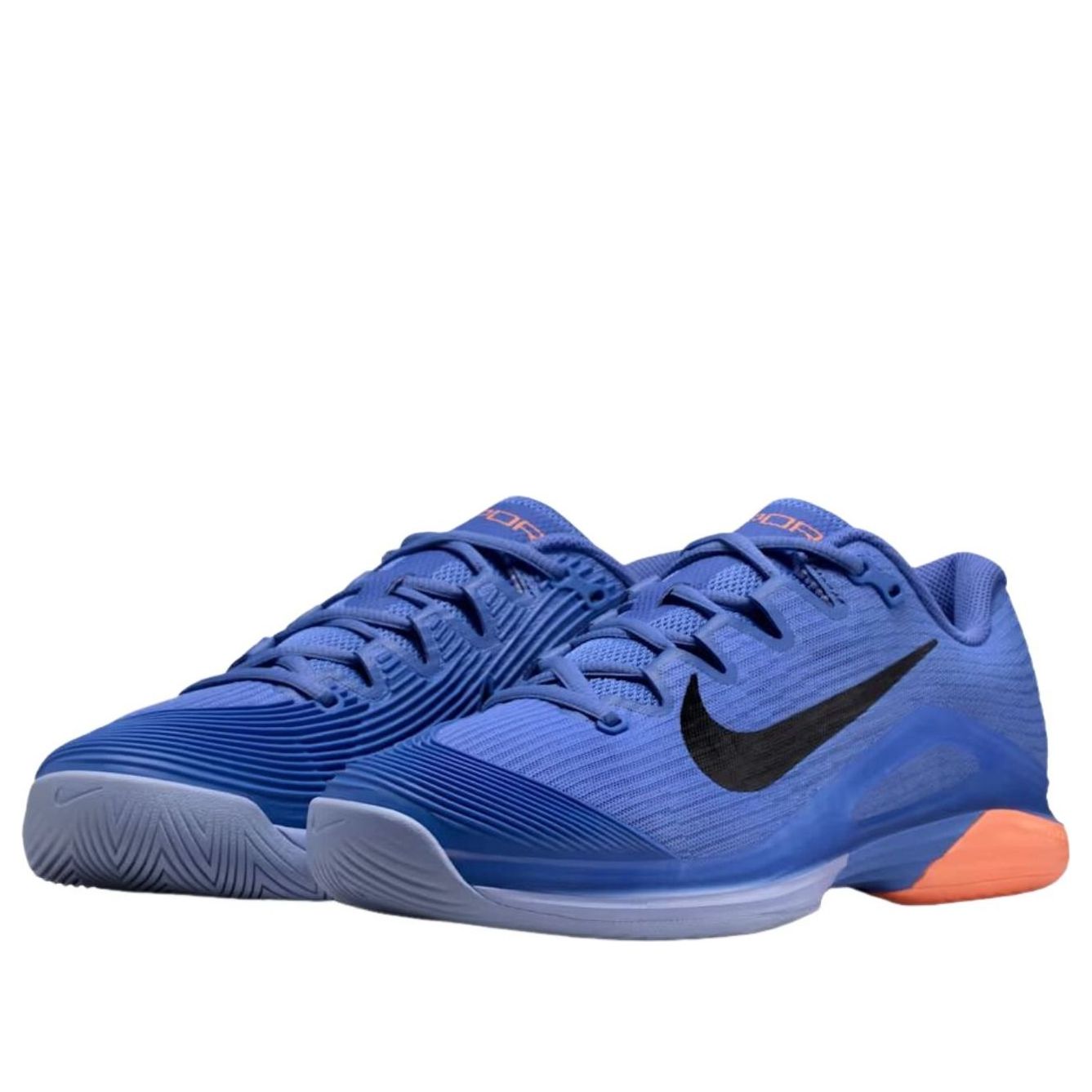 (WMNS) Nike Court Air Zoom Vapor 12 HC 'Sapphire Light Thistle Orange Pulse' FV5554-501
