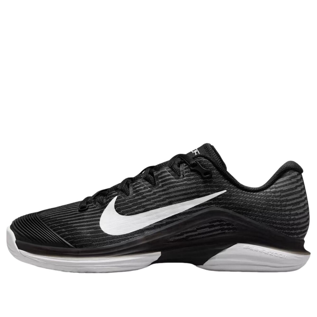 (WMNS) Nike Court Air Zoom Vapor 12 HC 'Black Dark Smoke Grey White' FV5554-001