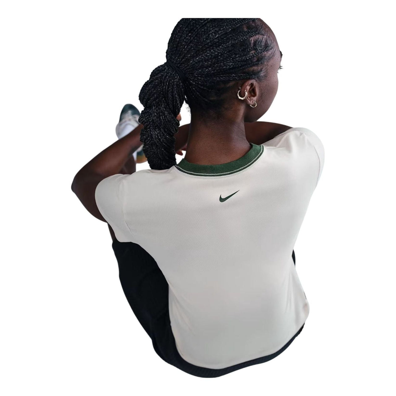 (WMNS) Nike Sportswear Chill Knit Slim Cropped T-Shirt 'Light Orewood Brown' IH7802-104