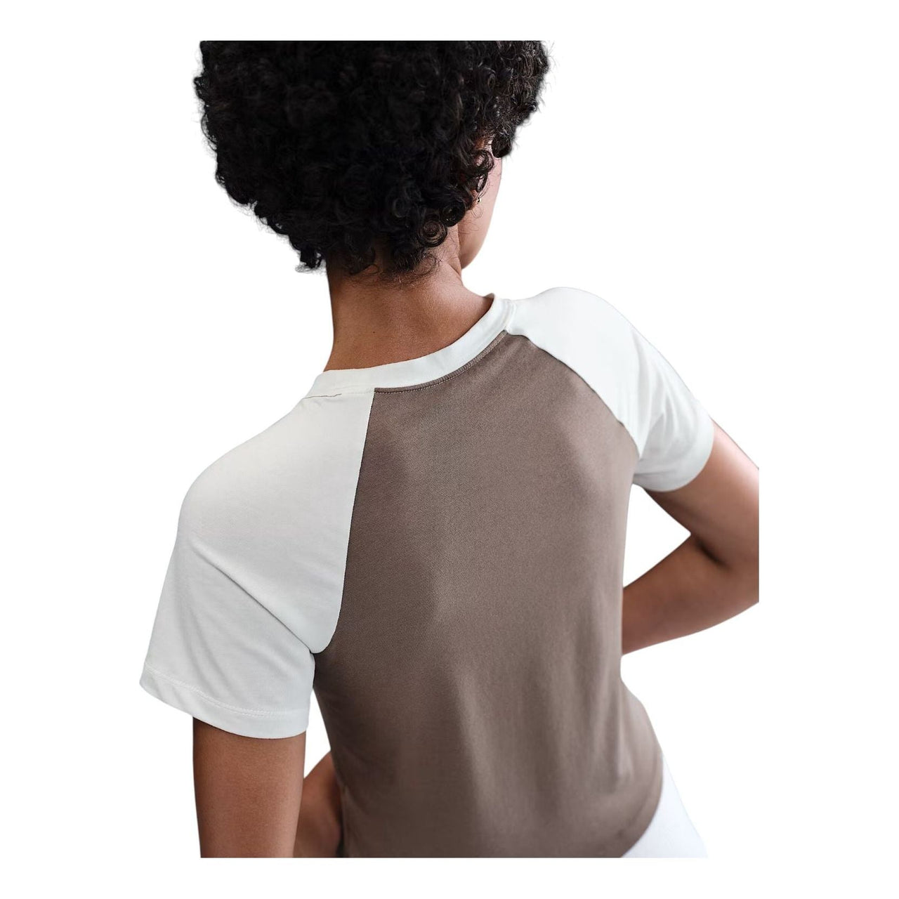 (WMNS) Nike Sportswear Chill Knit Slim Graphic T-Shirt 'Mink Brown' HV4992-134
