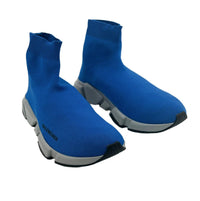 Balenciaga Mid Blue Speed Trainers Sneakers