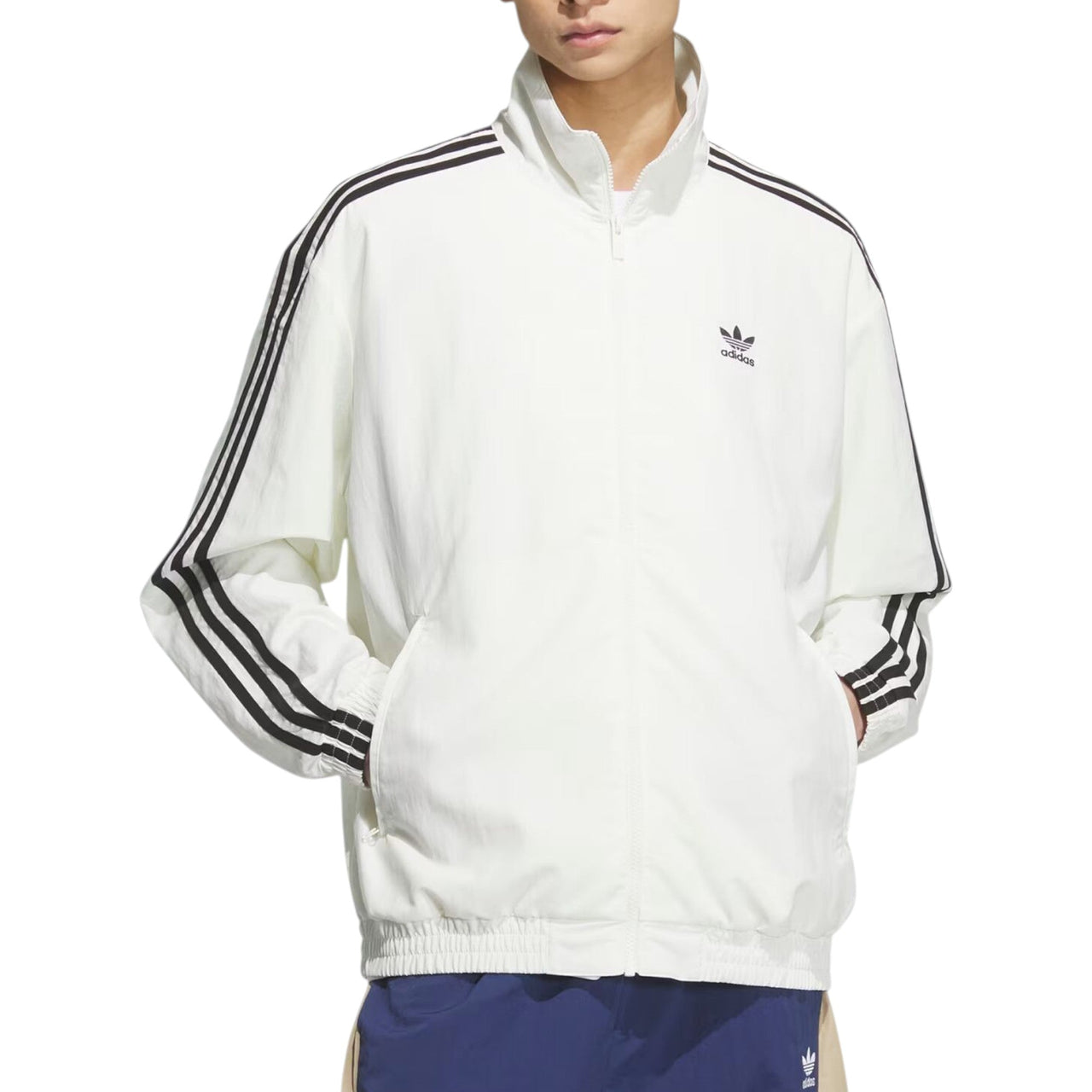 adidas Firebird Track Jacket Loose Fit 'Off White' KC1455