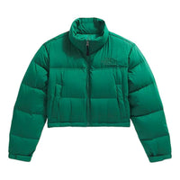 (WMNS) WMNS The North Face Nuptse Short DTM Jacket 'Evergreen' NF0A8EFENL1