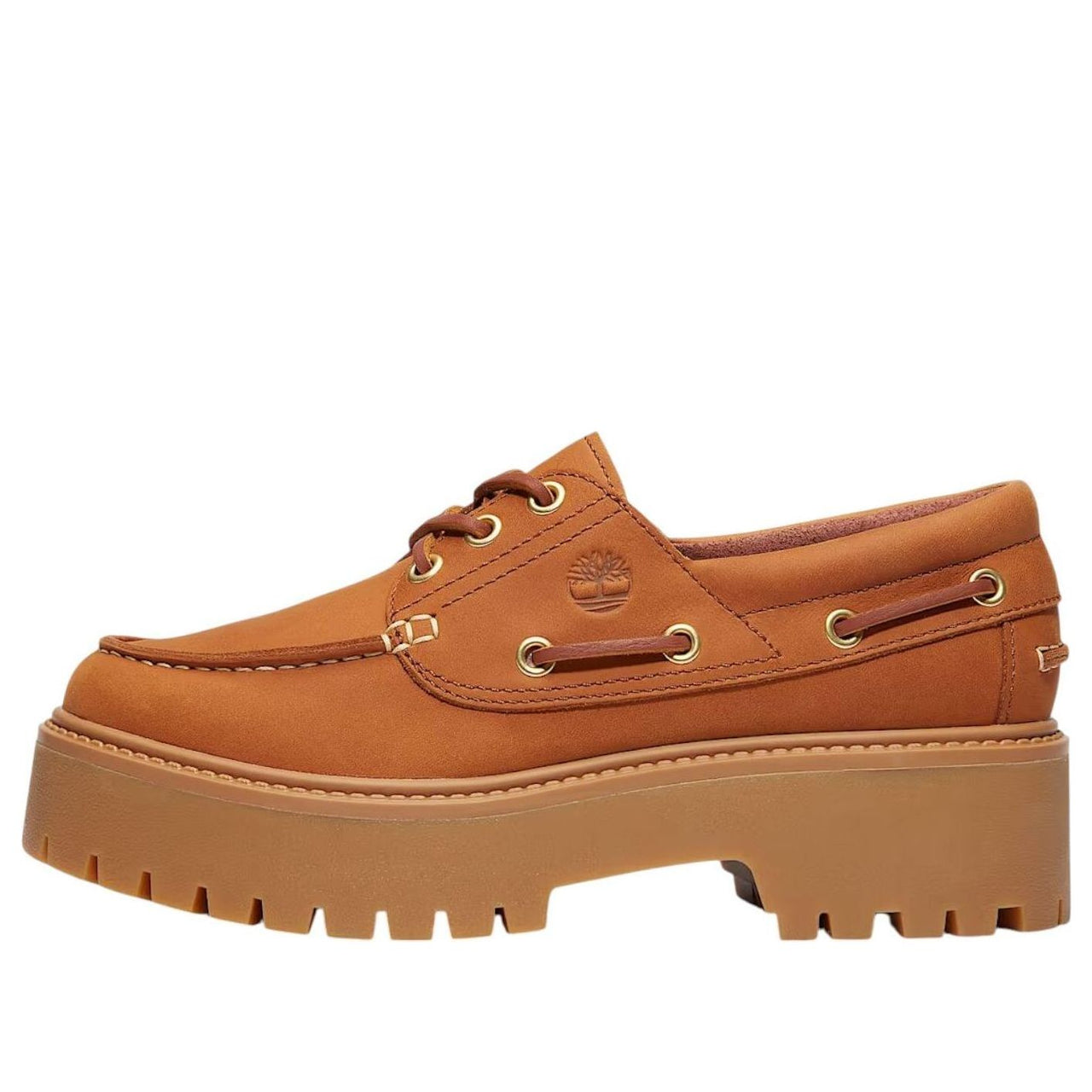 (WMNS) Timberland Stone Street Platform Boat 'Rust Nubuck' TB0A2GVFEM7
