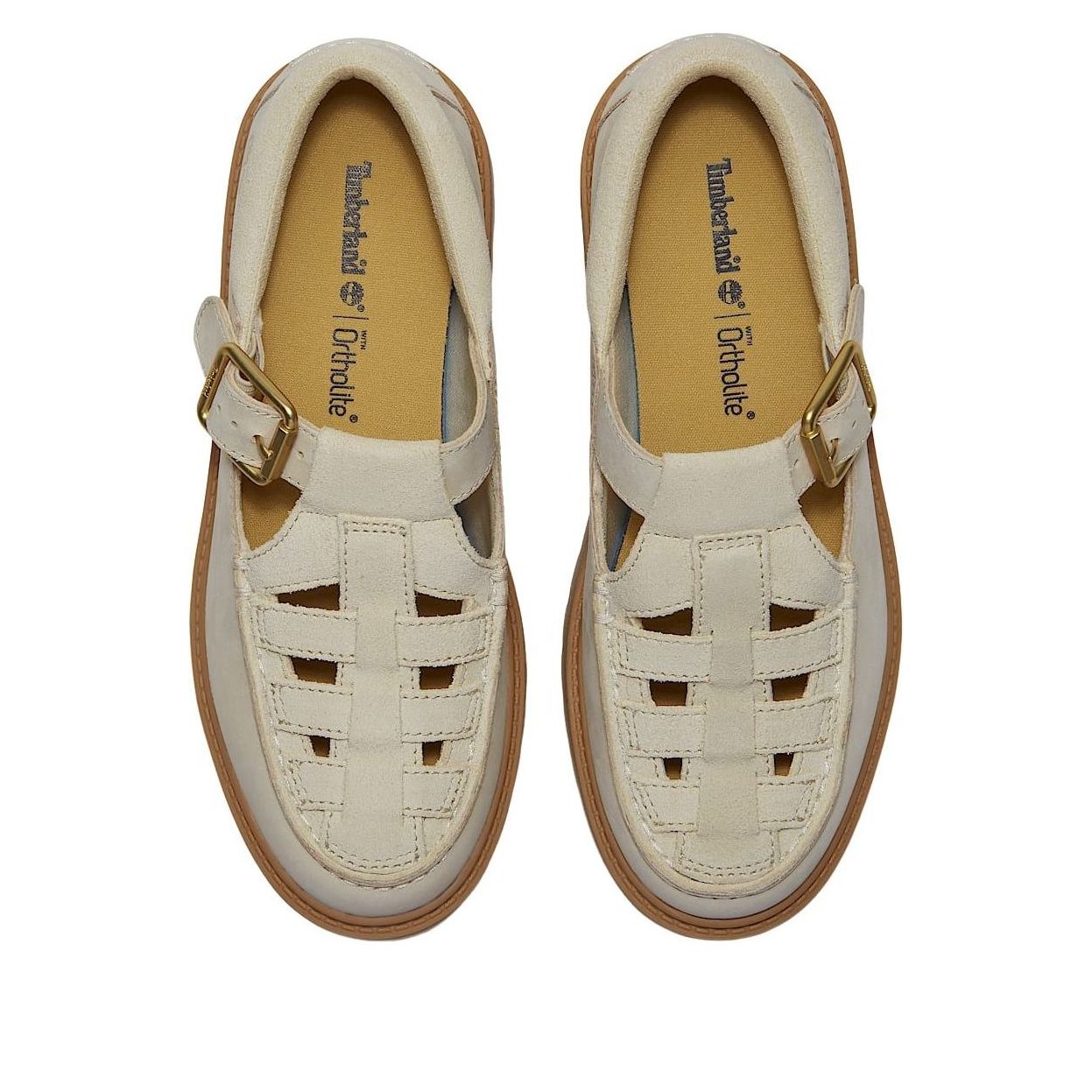 (WMNS) Timberland Stone Street Platform Buckle Shoe 'Light Beige' TB0A4188ER3