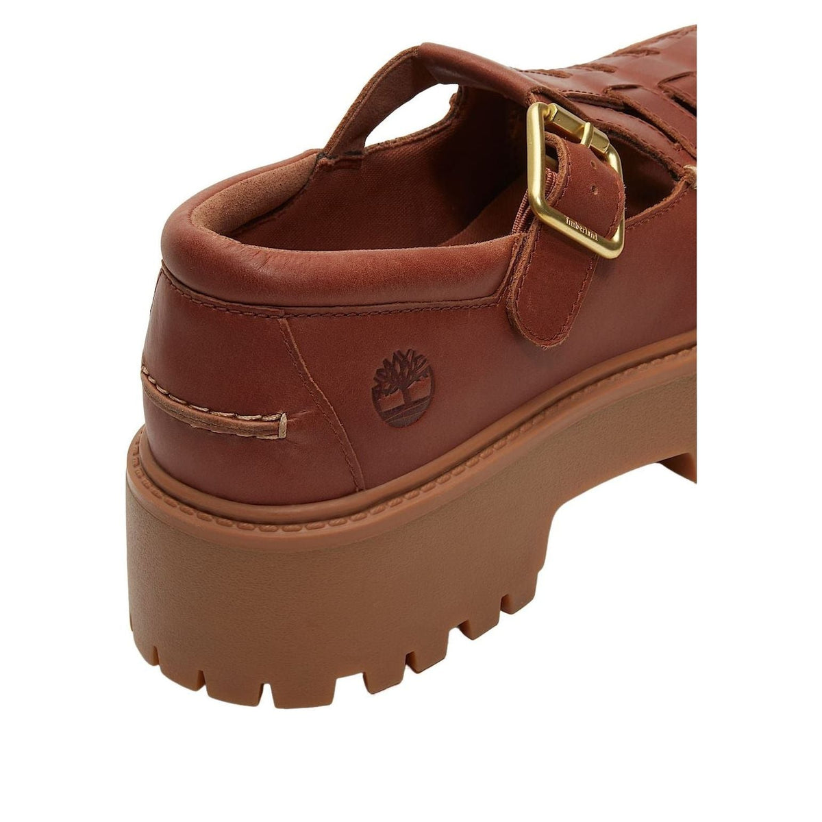 (WMNS) Timberland Stone Street Platform Buckle Shoe 'Rust Full-Grain' TB0A4188EM6