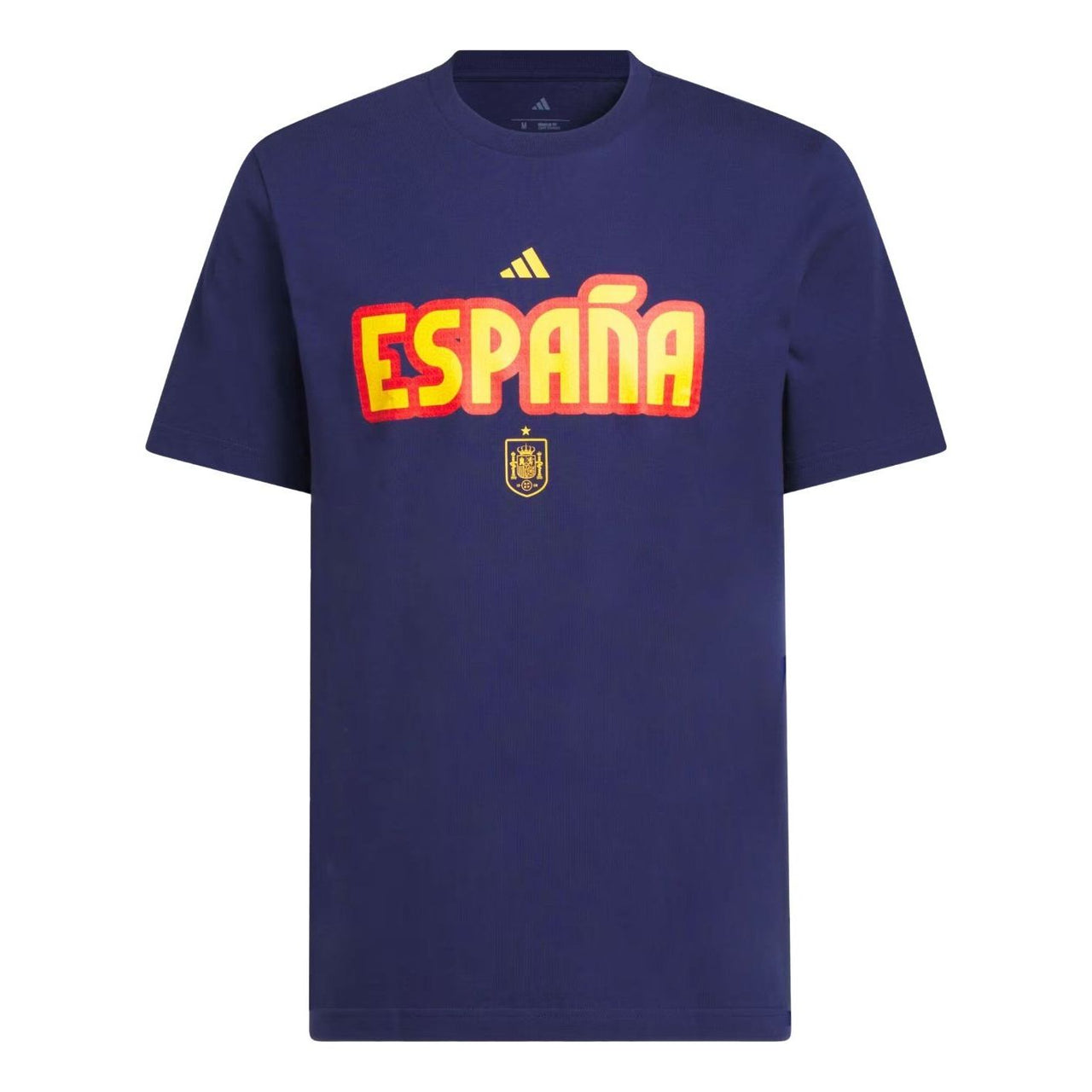 adidas World Cup 26 Spain Home Graphic T-Shirt Asia Sizing 'Dark Blue' KG3086