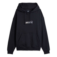 adidas Y-3 Bruched Terry GFX Hoodie 'Black' KR2208