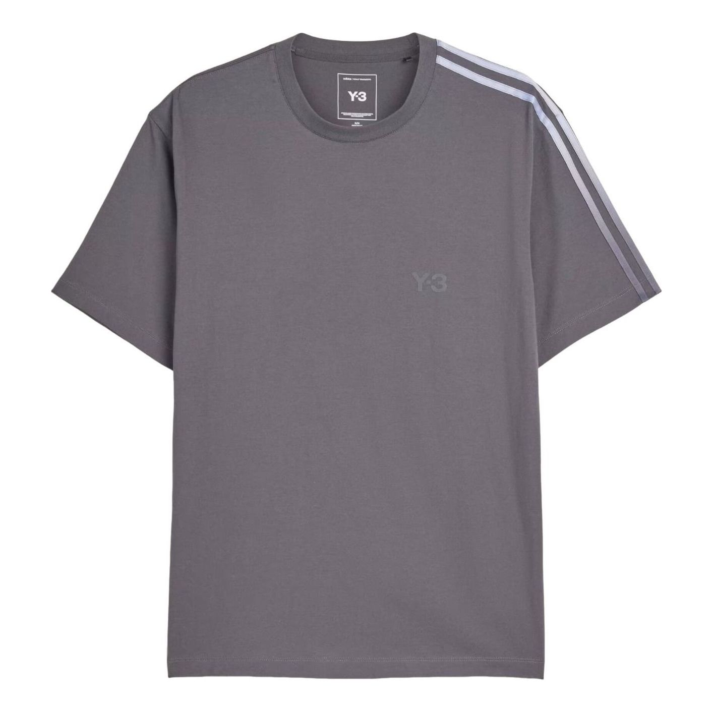 adidas x Y-3 Gradient Stripes T-shirt Asia Sizing 'Grey Five' KU2250