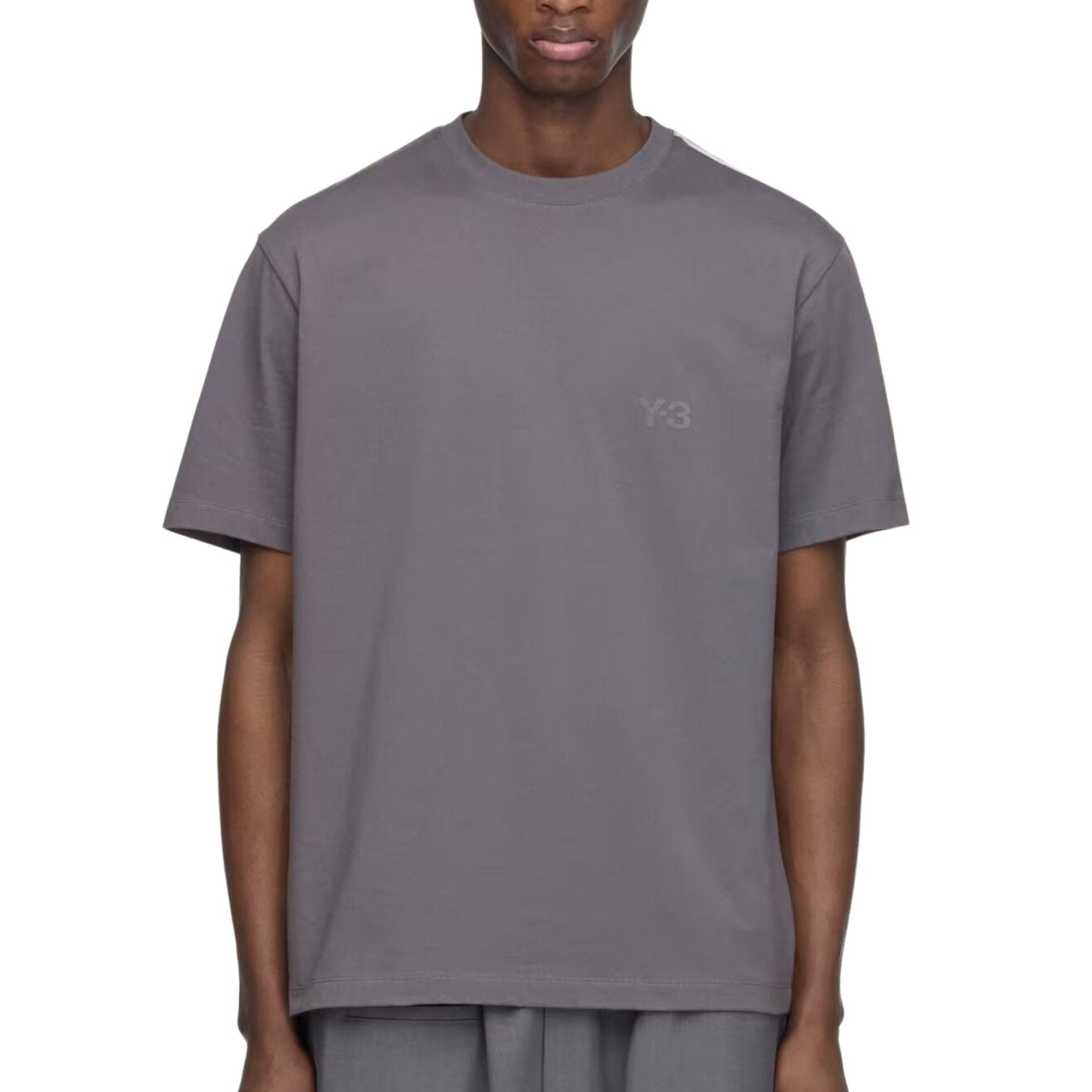 adidas x Y-3 Gradient Stripes T-shirt Asia Sizing 'Grey Five' KU2250