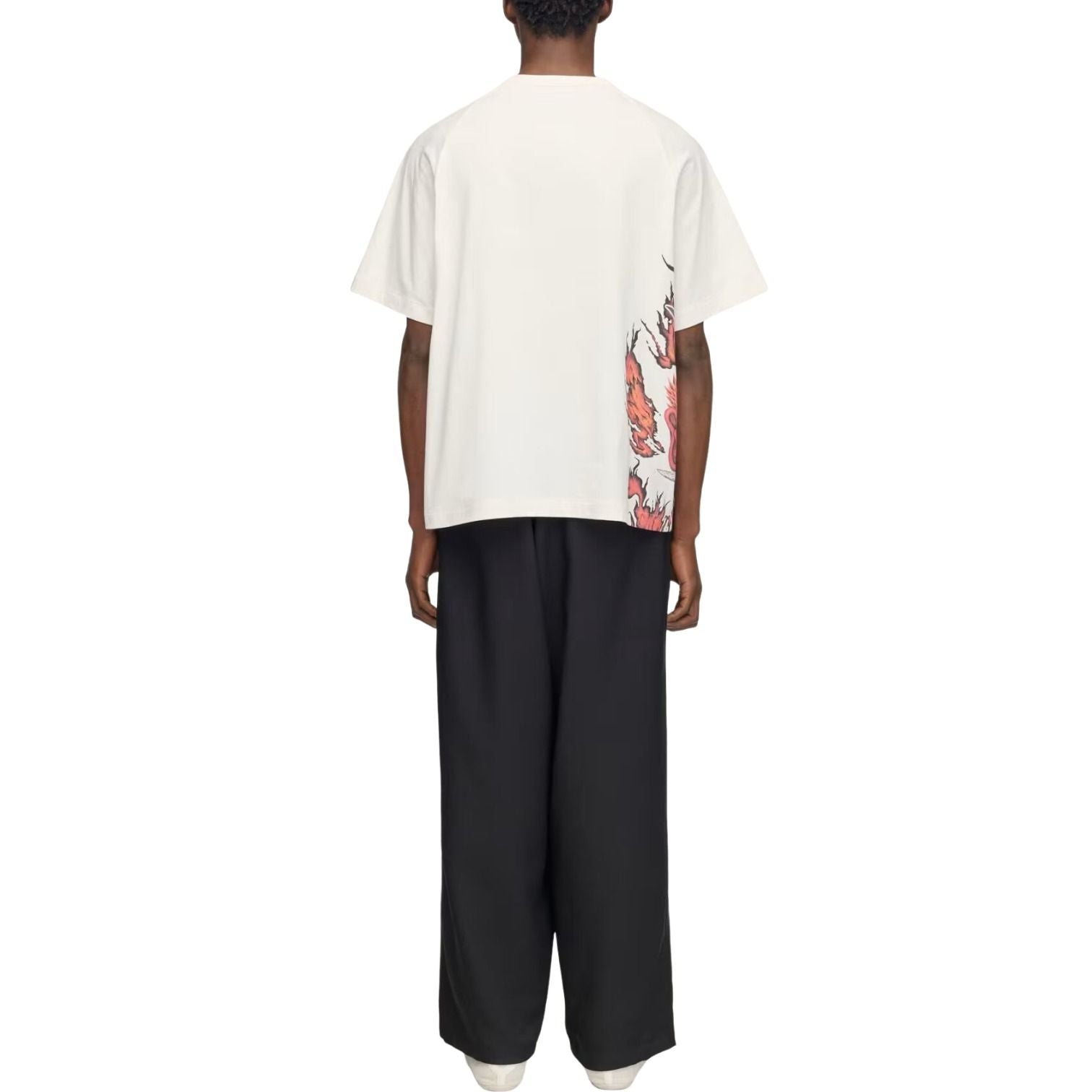 adidas x Y-3 Graphic T-shirt Asia Sizing 'Chalk White' KU2200
