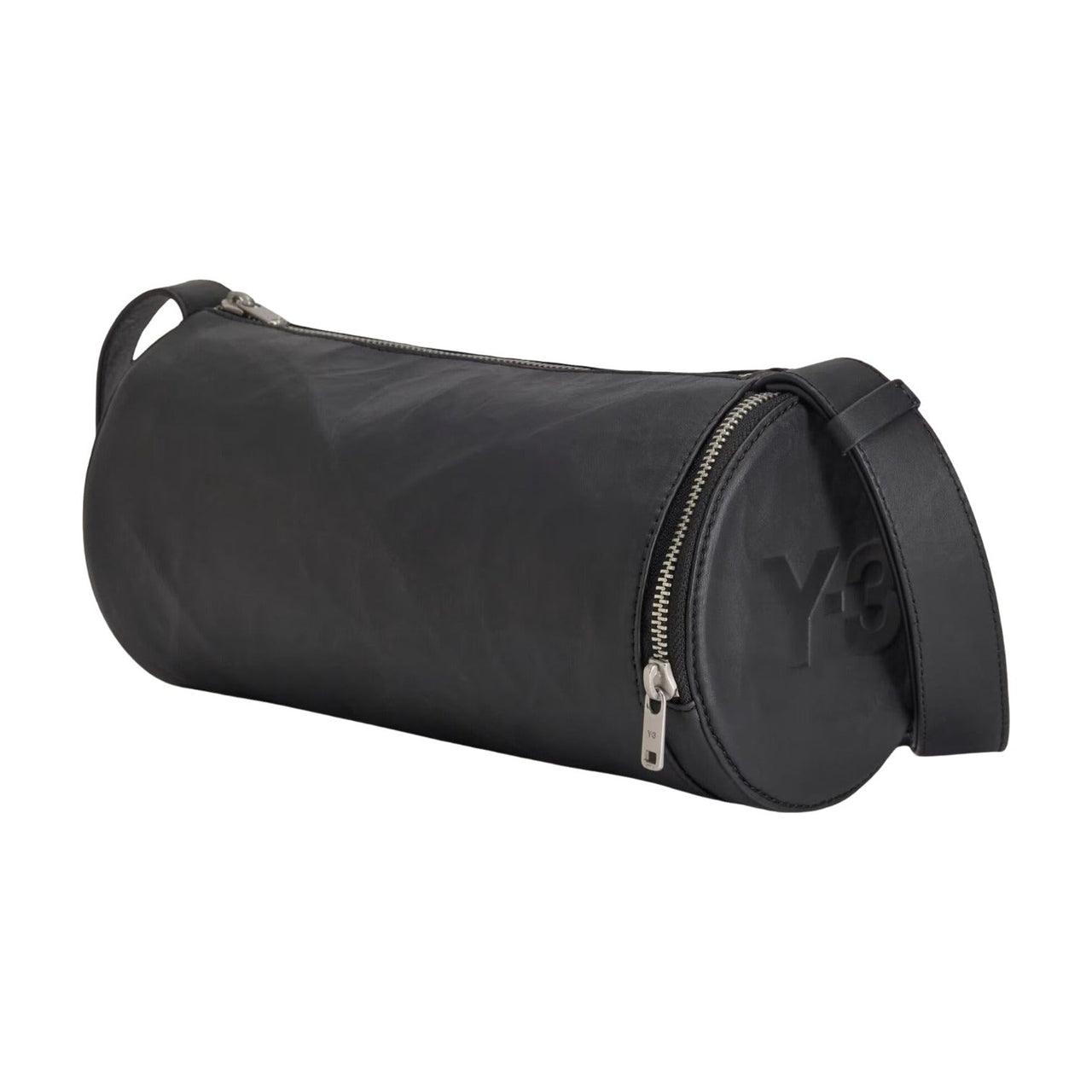 adidas Y-3 Leather Barrel Bag 'Black' KD0169