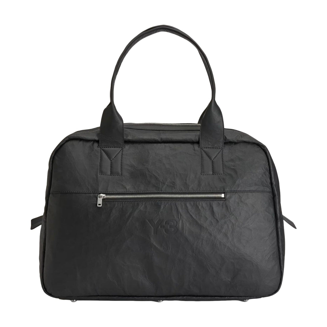adidas Y-3 Leather Weekender Bag 'Black' KD0168
