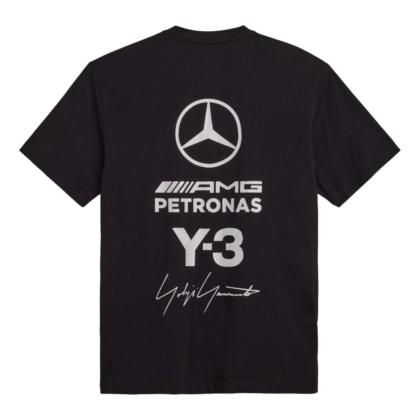 adidas Y-3 F1 Mercedes Logo Stack T-Shirt 'Black' KR2373