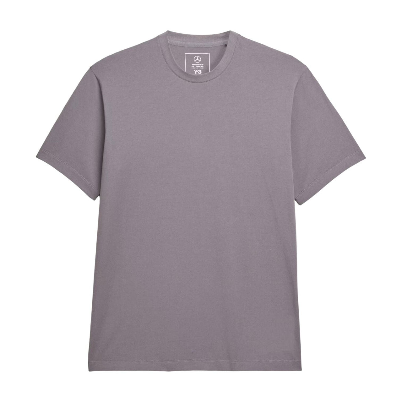 adidas Y-3 F1 Mercedes Logo Stack T-Shirt 'Granite' KS4838
