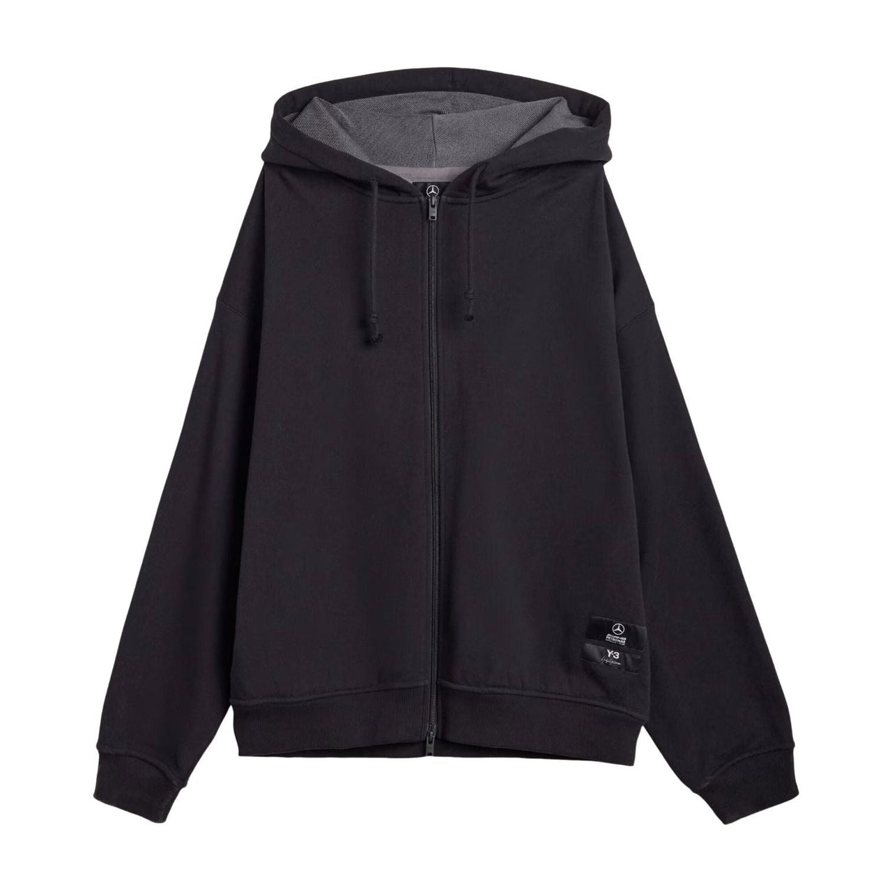 adidas Y-3 F1 Mercedes Track Zip Hoodie 'Black' KR2242