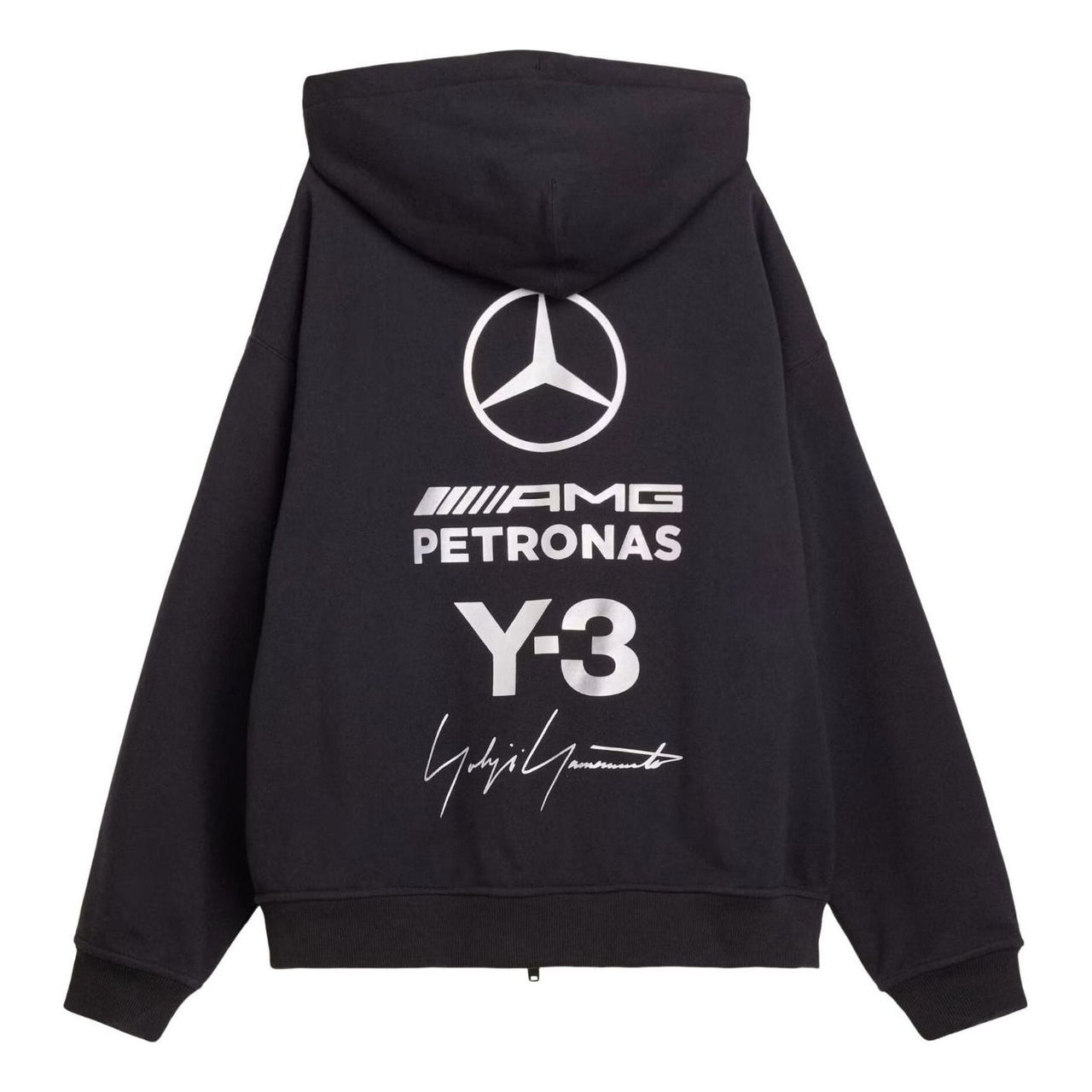 adidas Y-3 F1 Mercedes Track Zip Hoodie 'Black' KR2242