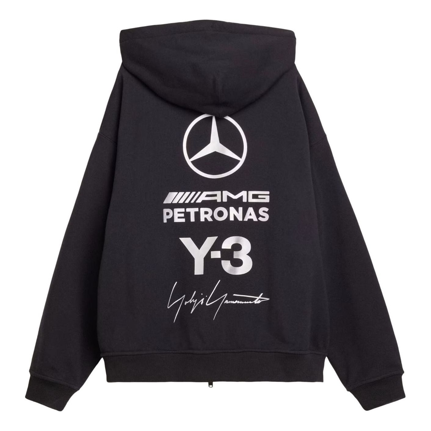 adidas Y-3 F1 Mercedes Track Zip Hoodie 'Black' KR2242