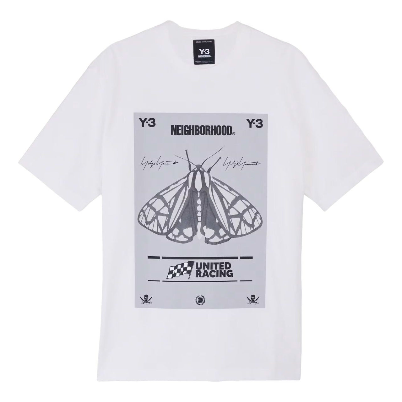 adidas Y-3 NBHD Graphic T-shirt 'White' JX7437