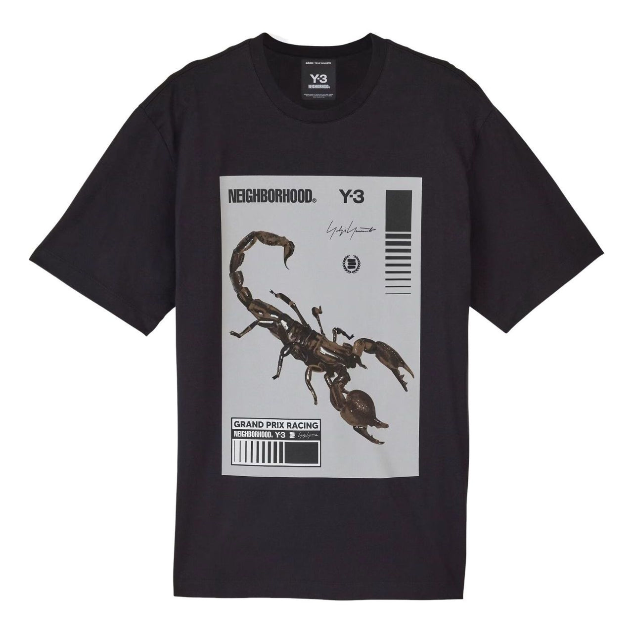 adidas Y-3 NBHD Graphic T-shirt 'Black' KC8823