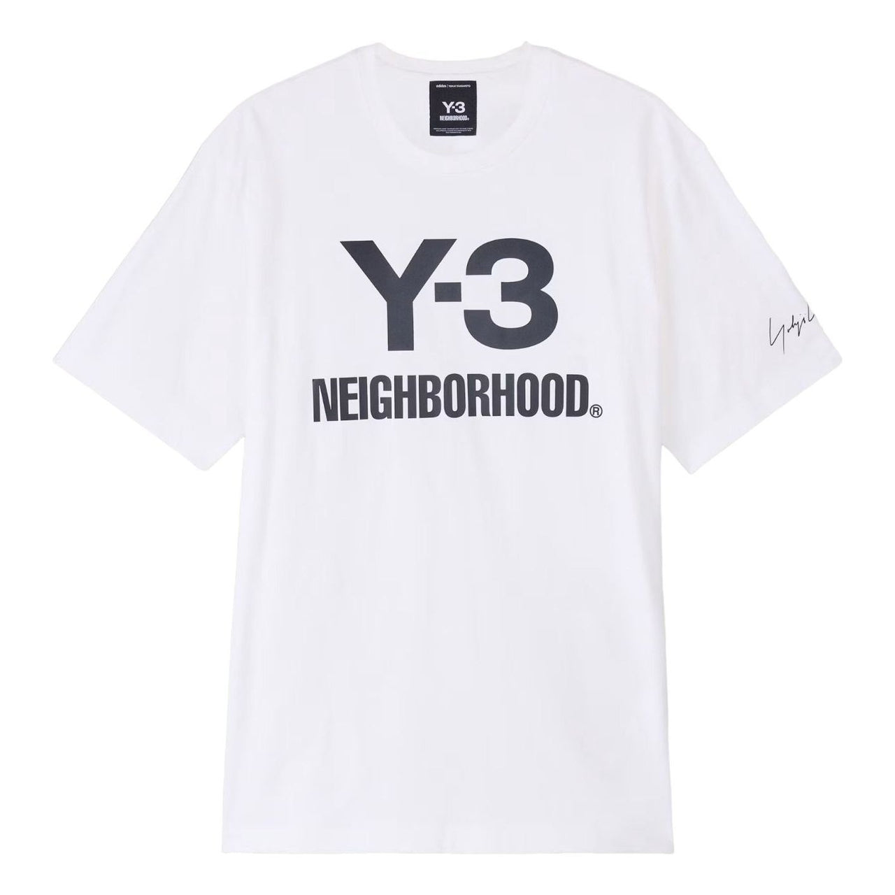 adidas Y-3 NBHD Logo T-shirt 'Core White' JX7449