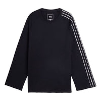 adidas Y-3 3-Stripes Long Sleeve T-shirt 'Black' KQ9795