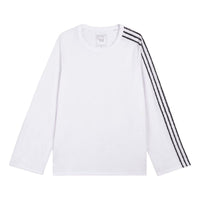 adidas Y-3 3-Stripes Long Sleeve T-shirt 'Chalk White' KS9747