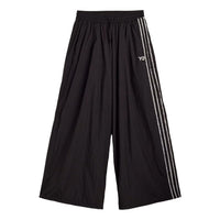 adidas Y-3 Raw Edge 3 Stripes Wide Pants 'Black' KF1192