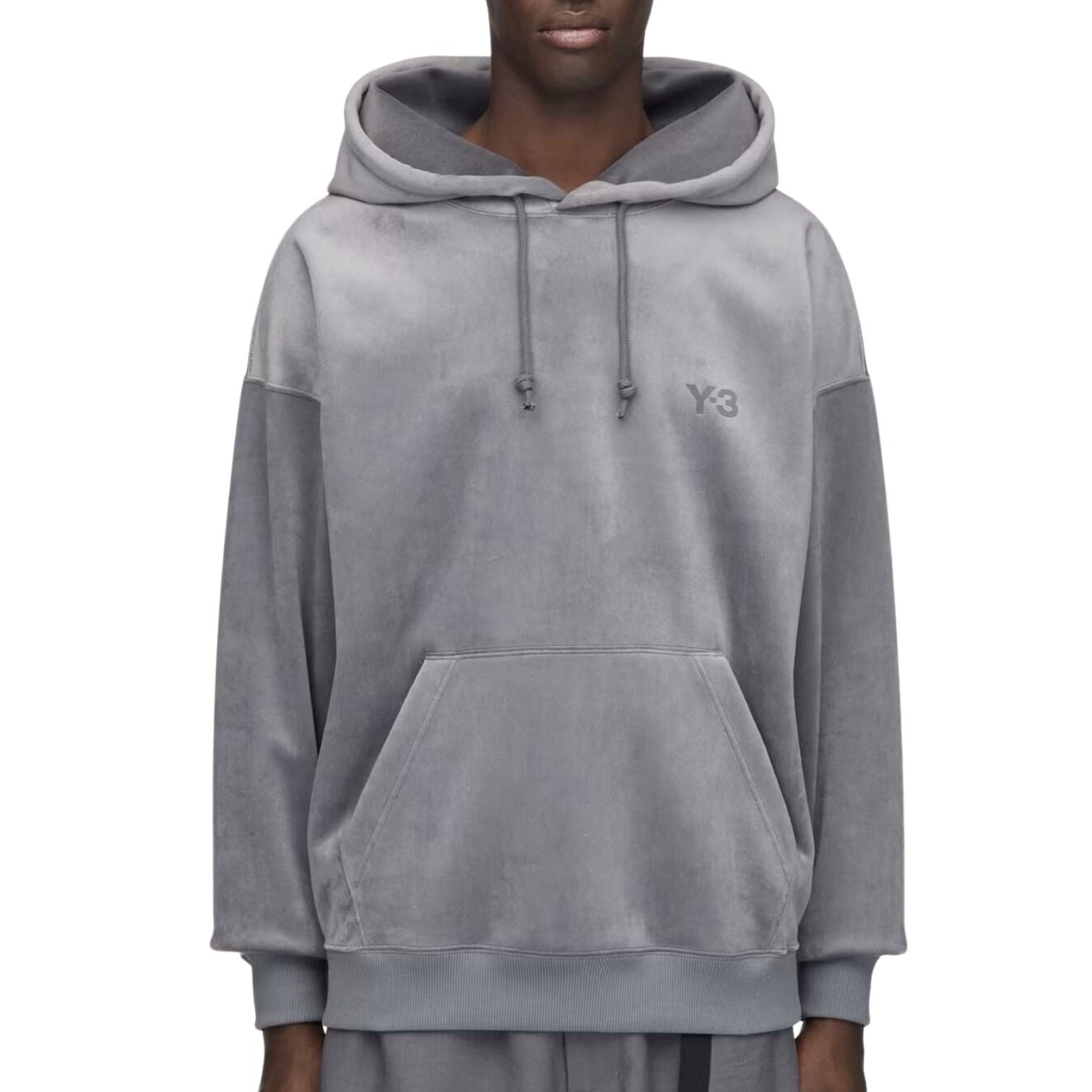 adidas x Y-3 Velvet Corduroy Hoodie Asia Sizing 'Grey Five' KU2196