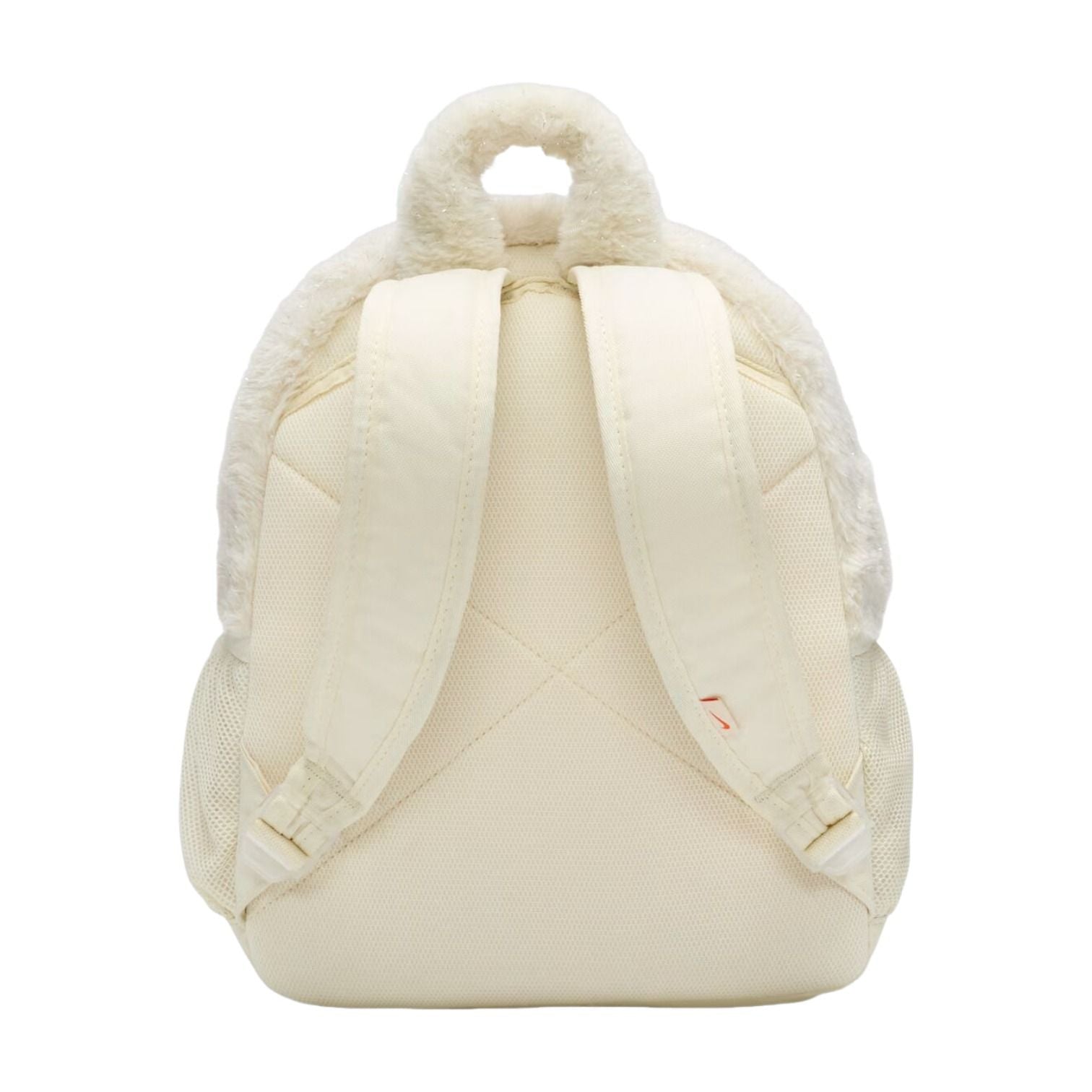 (GS) Nike Faux Fur 11L Backpack 'Coconut Milk Safety Orange' FZ1330-113