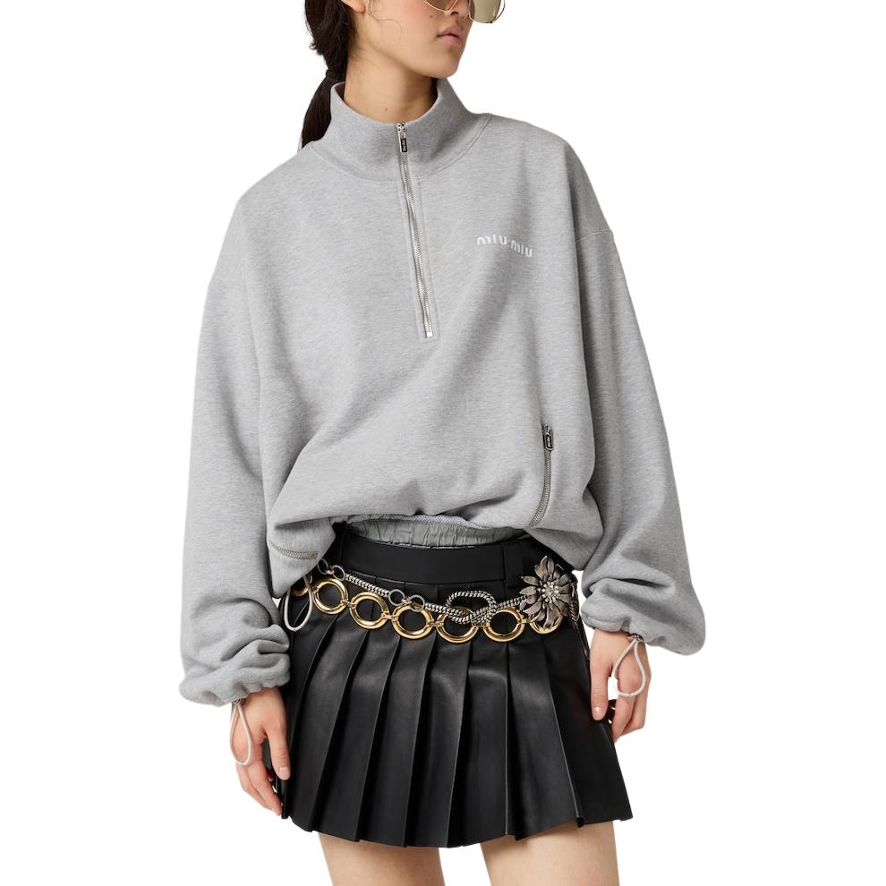 MIU MIU Sweatshirt Women's Gray