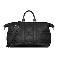 DIOR Maxicannage Calfskin Shoulder Bag, Crossbody Bag, Handbag Men's Black