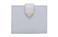 PRADA Saffiano Leather Wallet Women's Blue