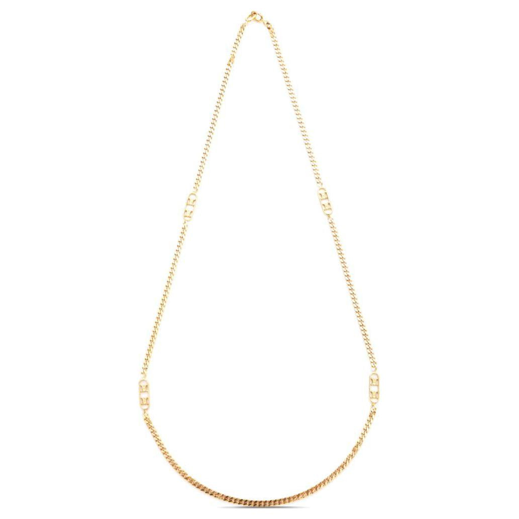 CELINE Gold-Plated Necklaces Women's Gold