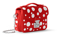 LOUIS VUITTON Yayoi Kusama Collaboration Cow Leather Handbag Shoulder Bag Crossbody Bag Extra Mini Women's Red/White