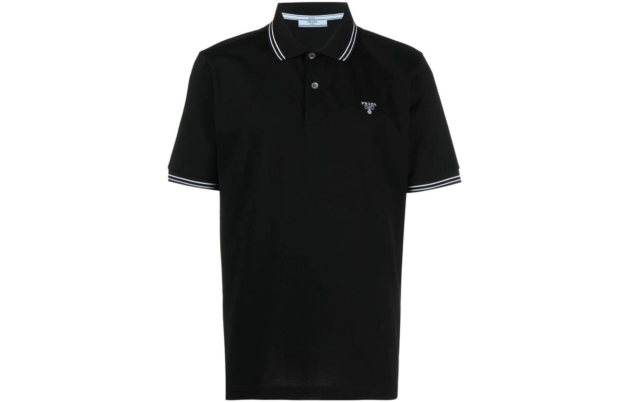PRADA SS22 Polo Shirt Men's Black
