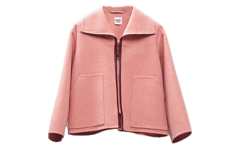 HERMES Jackets Women's Quartz Pink