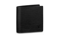 LOUIS VUITTON Marco Epi Leather Wallet Men's Black